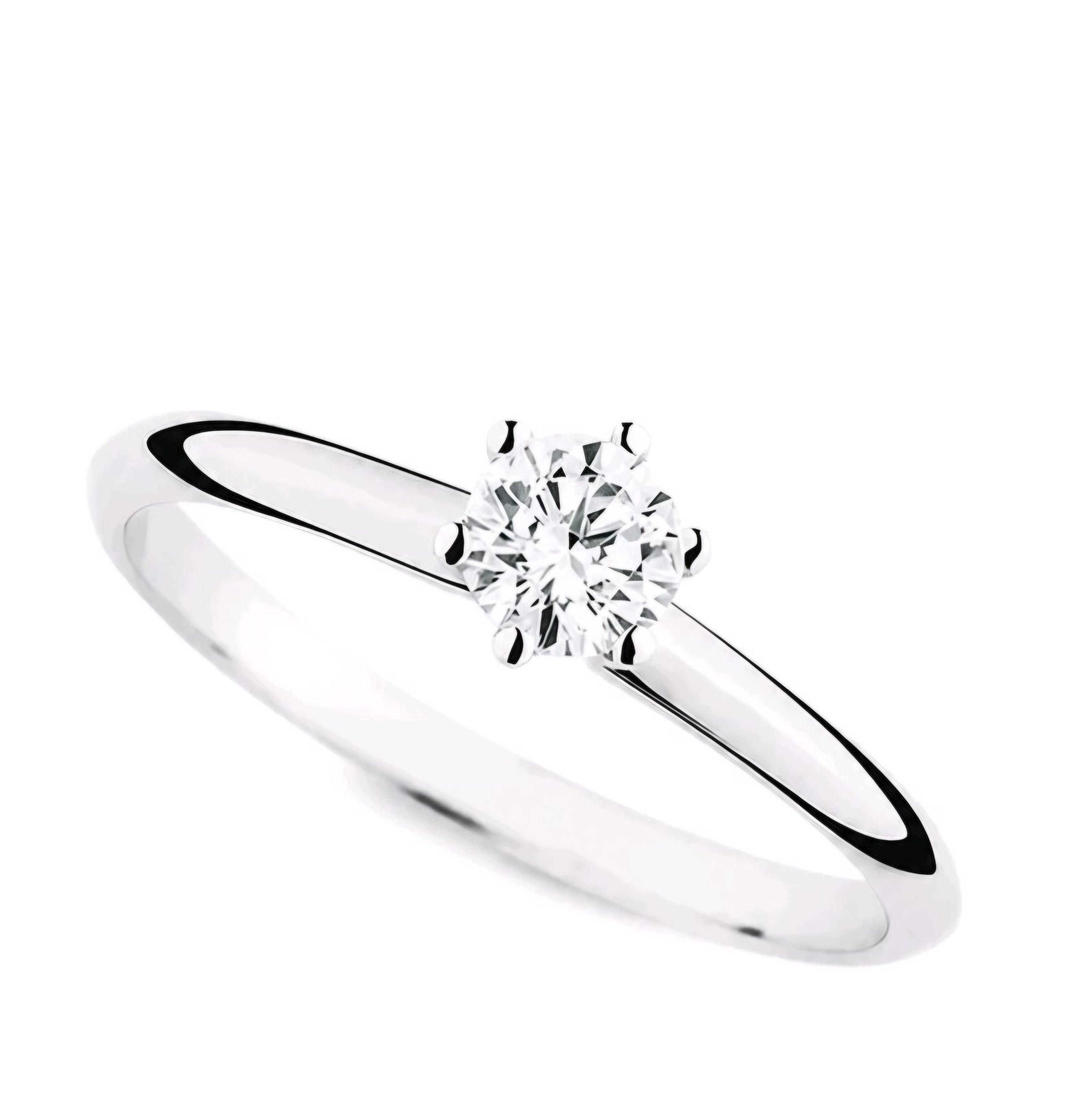 Verlobungsring - Solitaire 6er Krappe (0,10 ct. - 0,25 ct.)