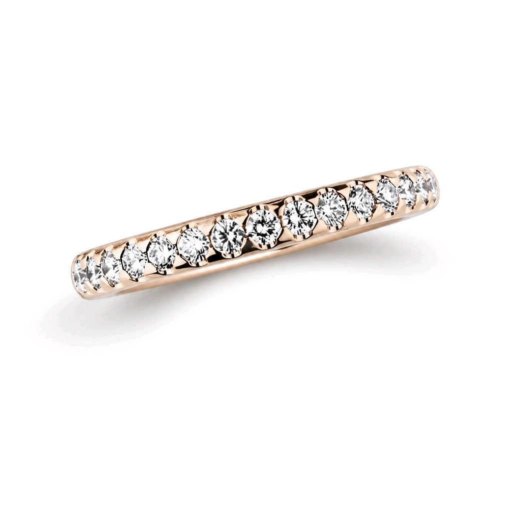 Memoirering - Roségold mit 33 Diamanten (0,75 ct.)