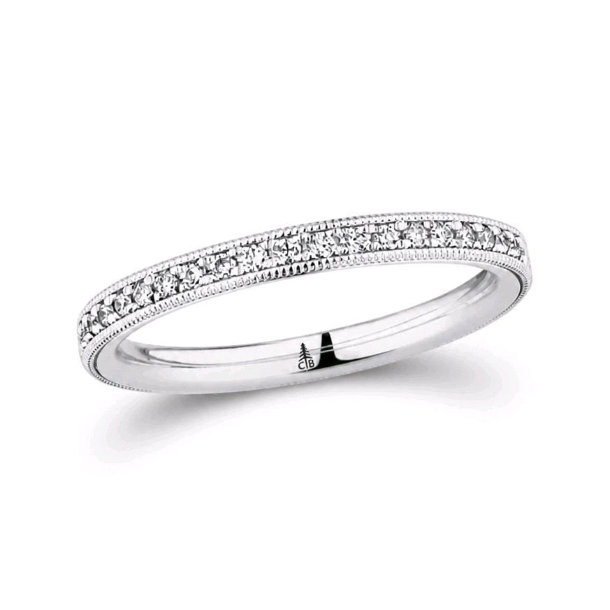Memoirering - Milgrain Platin