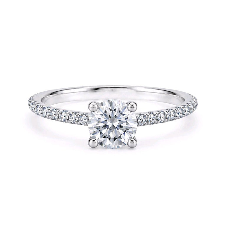 Diamantring Sternenmoment aus Platin 950 mit 0,64 ct.