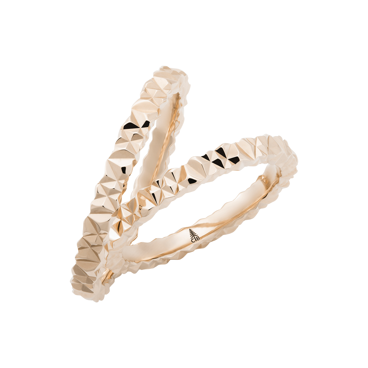 Trauringe - Roségold im Carved-Design