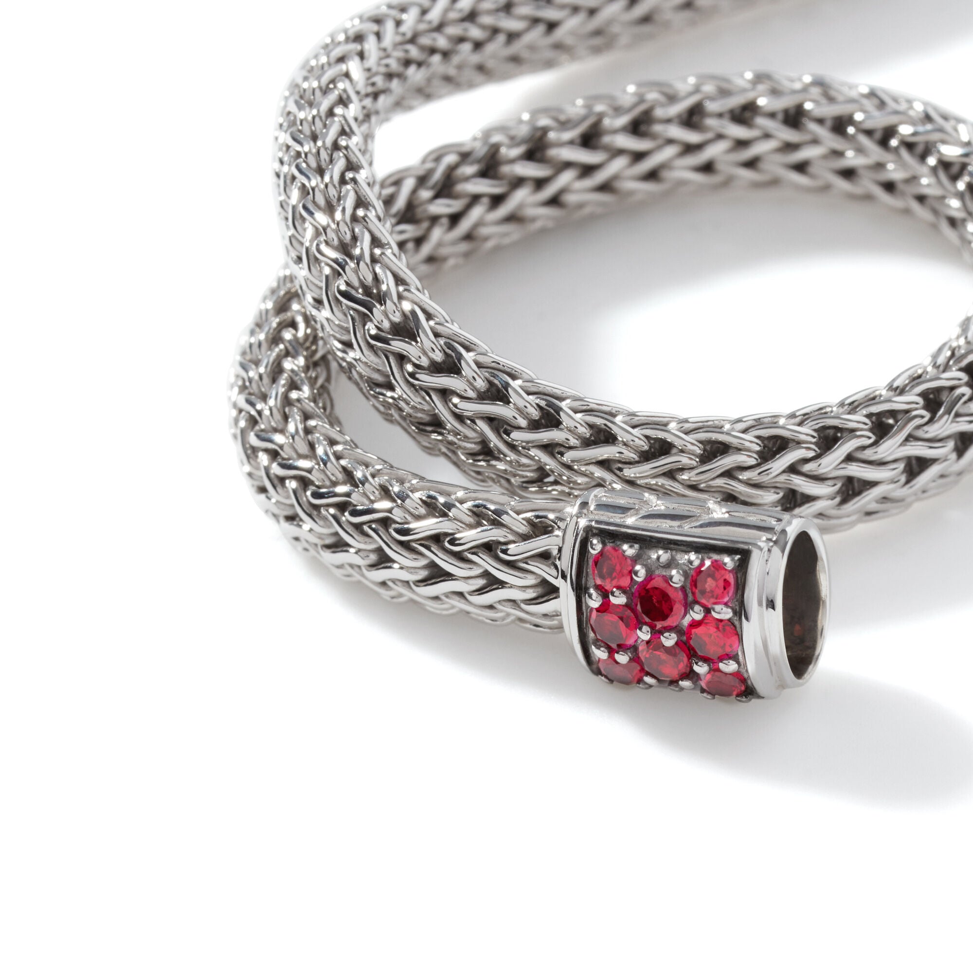 Armband - Classic Chain Red Sapphire  - John Hardy