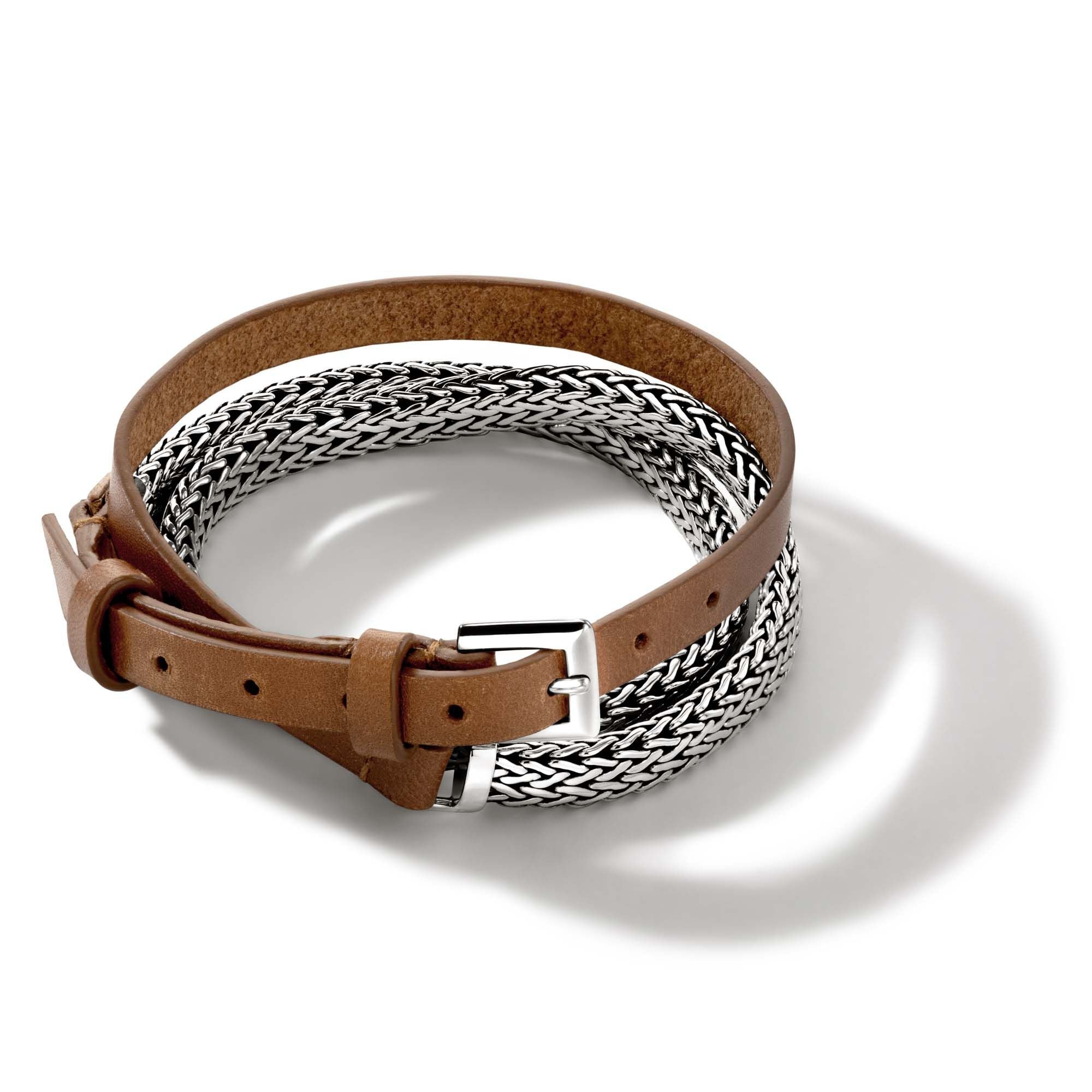 Armband - Icon Wrap Brown - John Hardy