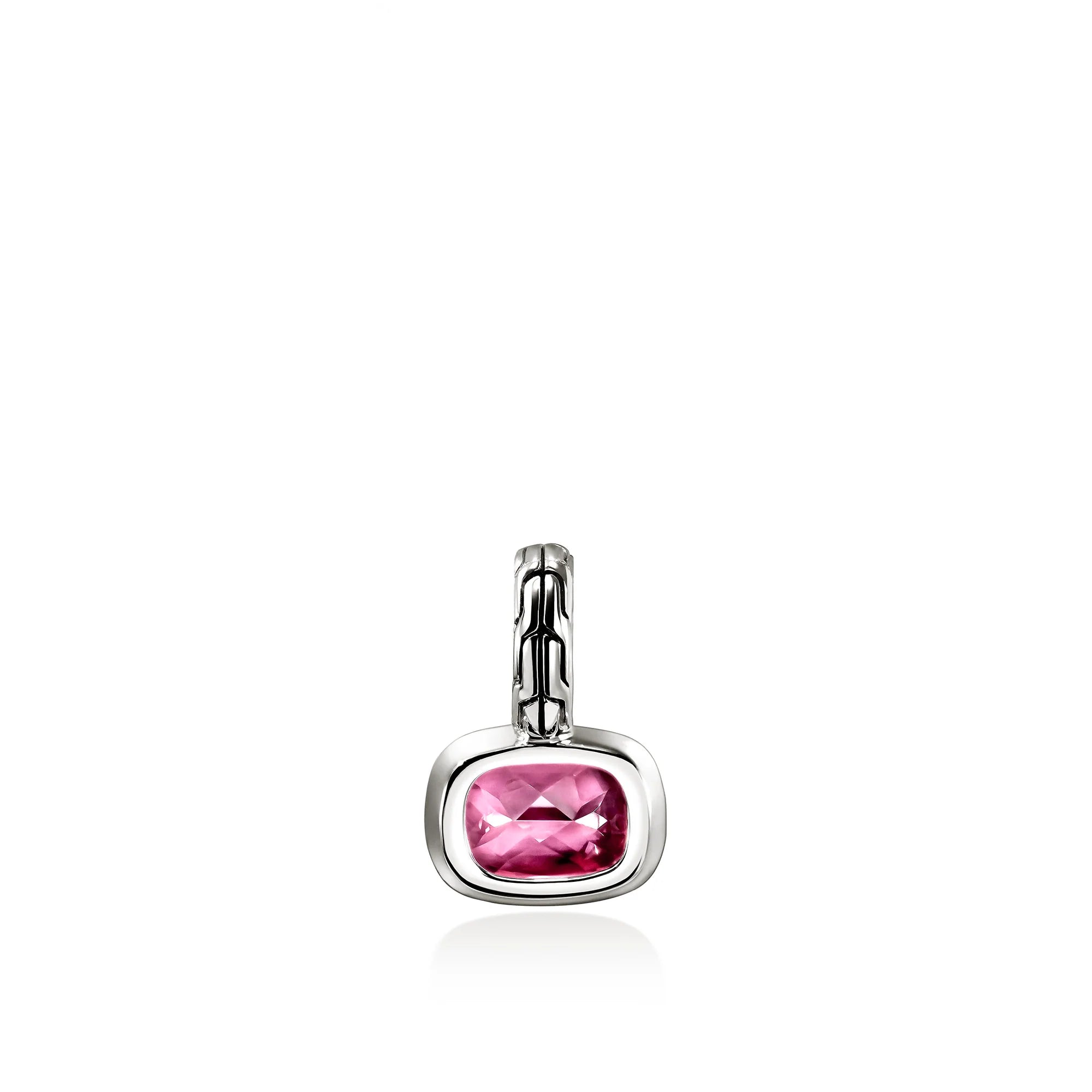 John Hardy Heishi Rhodolit Collier Draufsicht – Sterling Silber 925 – MARRYING München