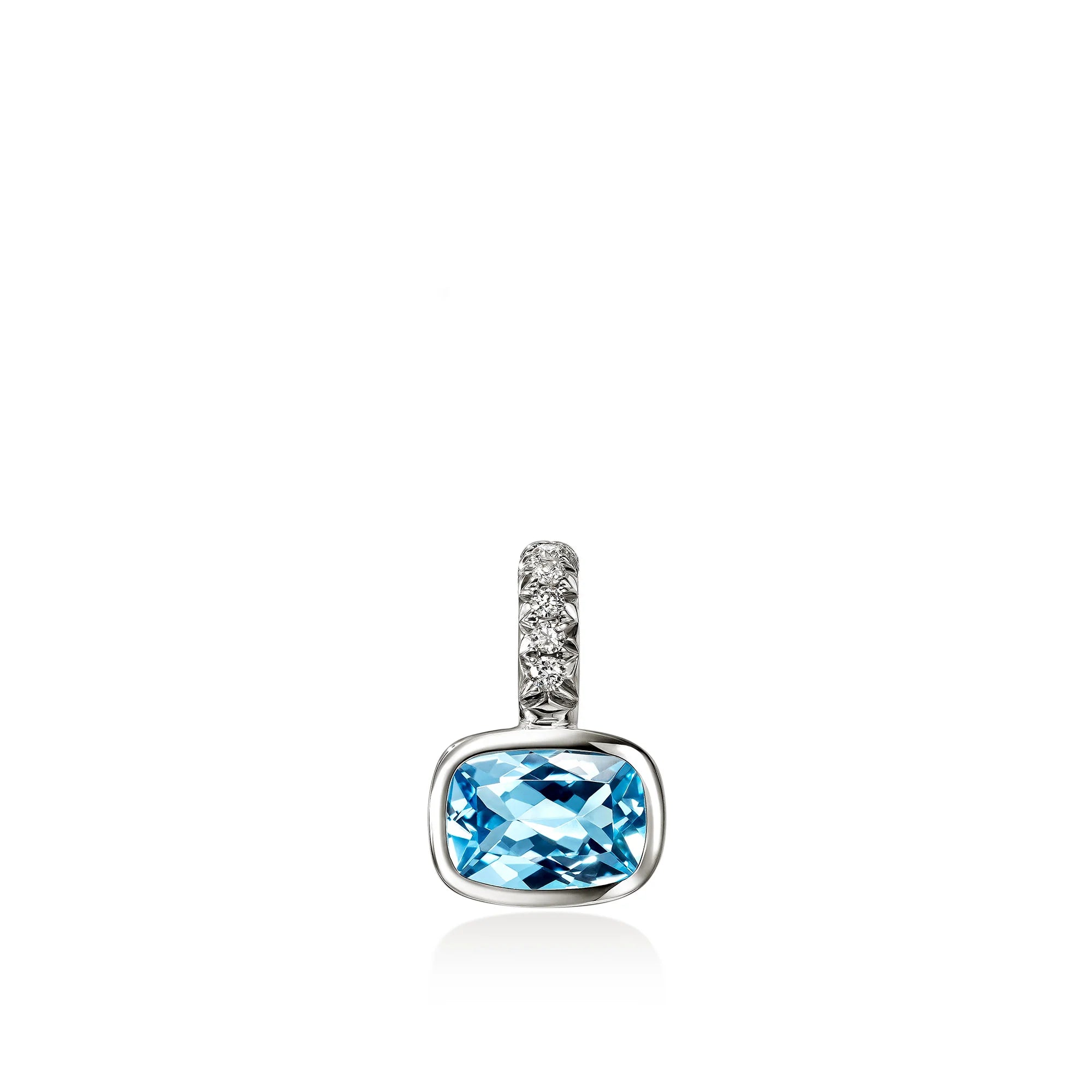 John Hardy Heishi Topas Collier – Frontansicht – Sterling Silber & Diamanten – MARRYING München