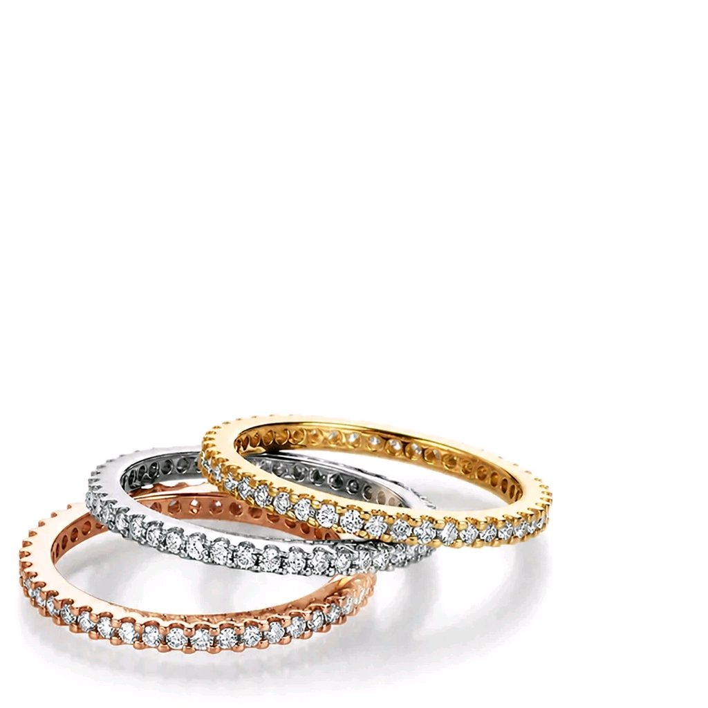 Diamantringe in Gelbgold, Platin und Roségold bei MARRYING in München