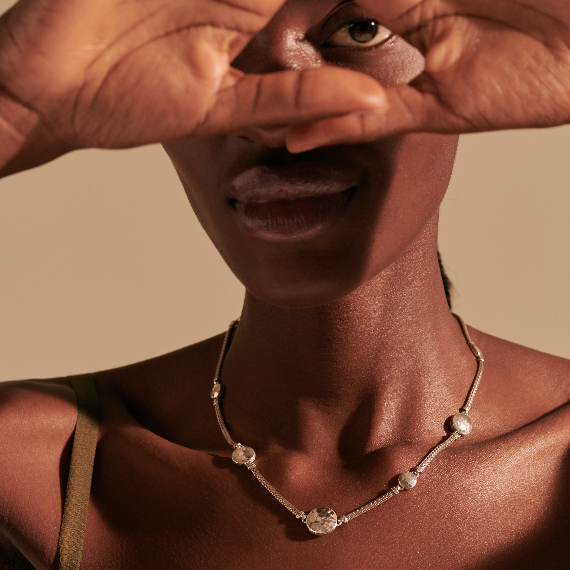 Collier - Dot Round Disc - John Hardy