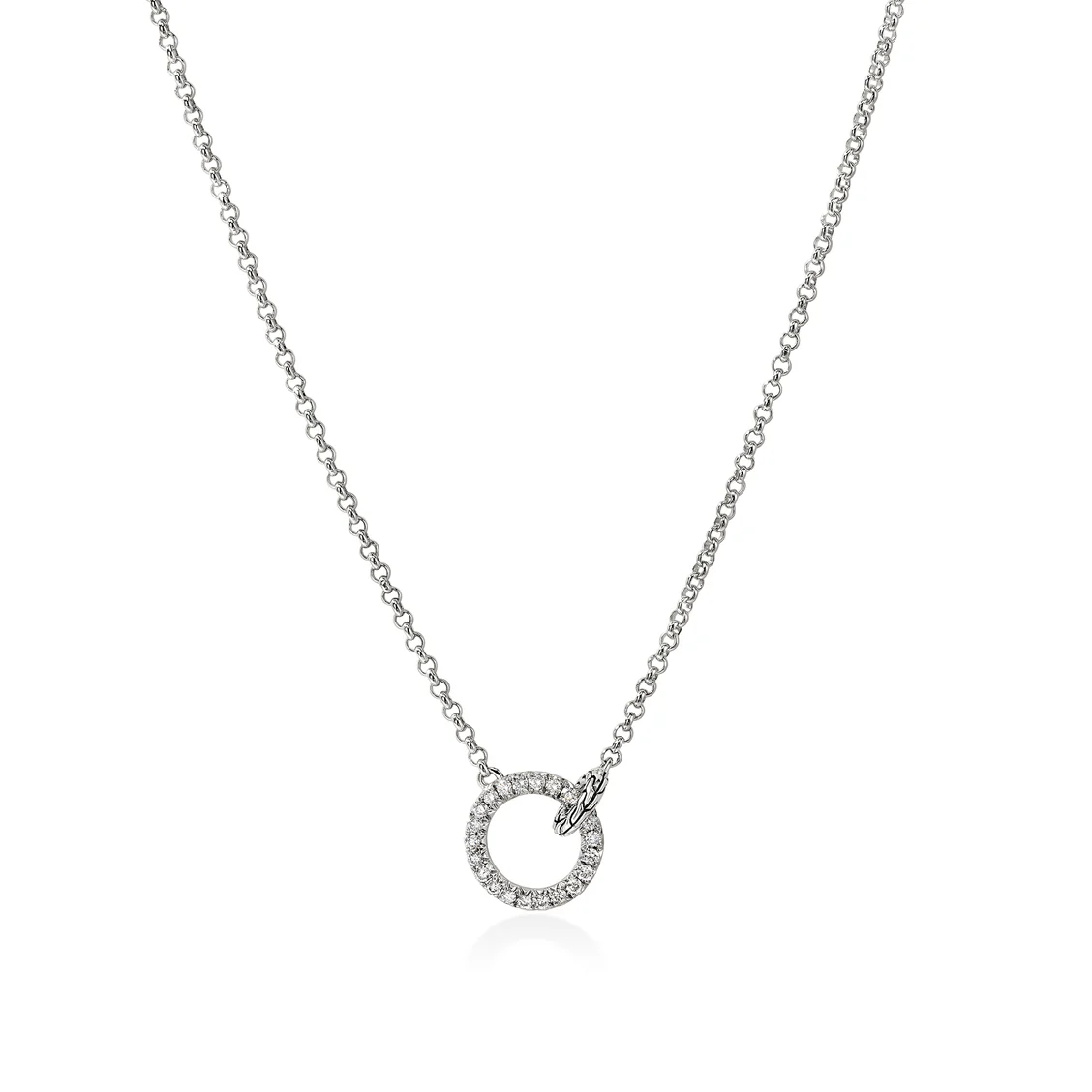 Collier - Diamond Rolo Chain - John Hardy