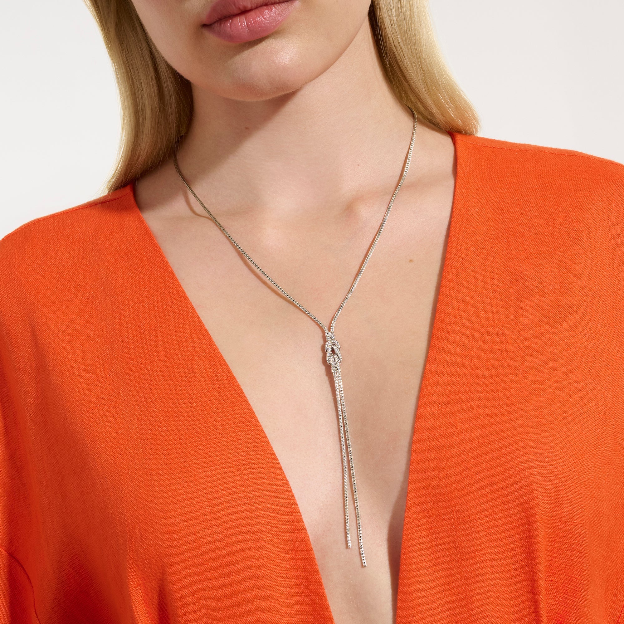 Collier - Diamond Love Knot - John Hardy