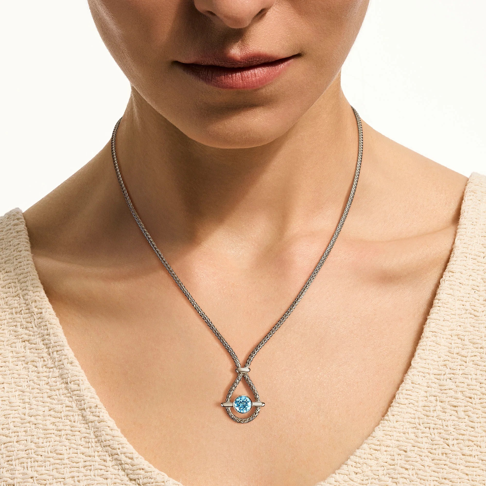 John Hardy Gem Drop Topas Collier getragen – handgefertigt auf Bali – MARRYING München
