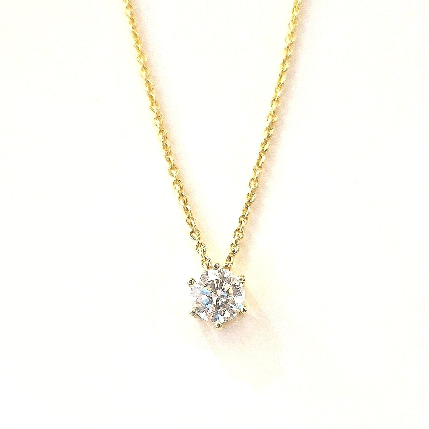 Collier - Six Prong Gold