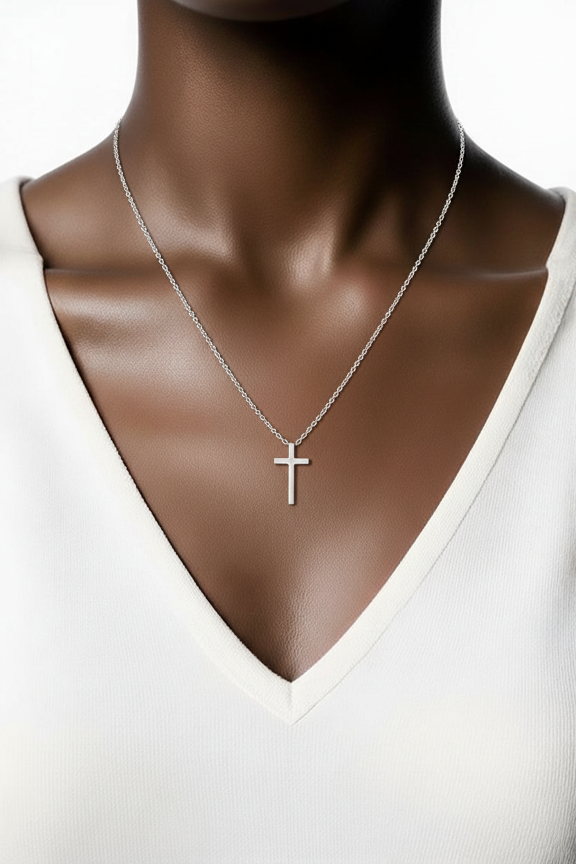 Collier - Diamantkreuz