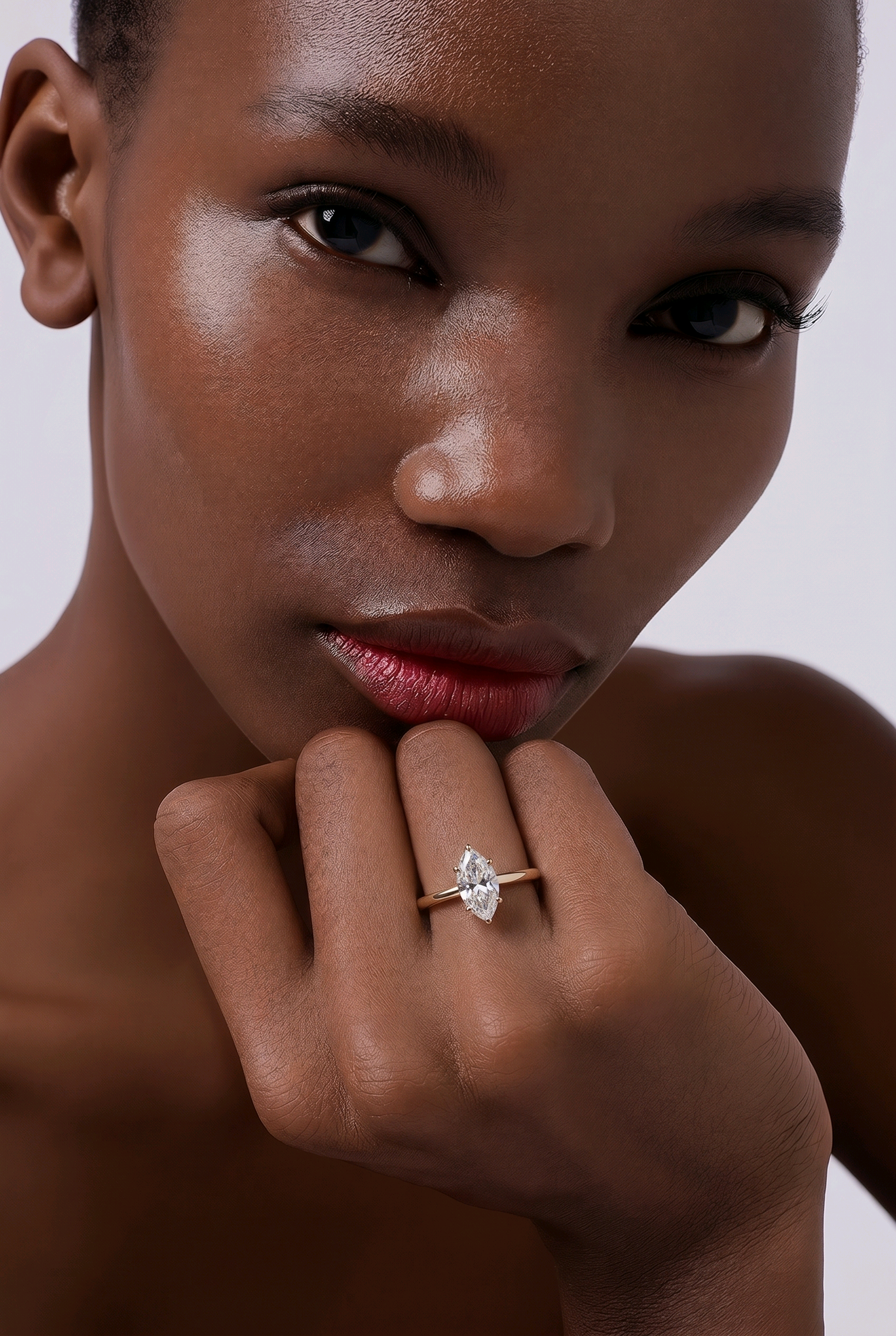 Verlobungsringe - Solitaire Navette (0,50 ct.)