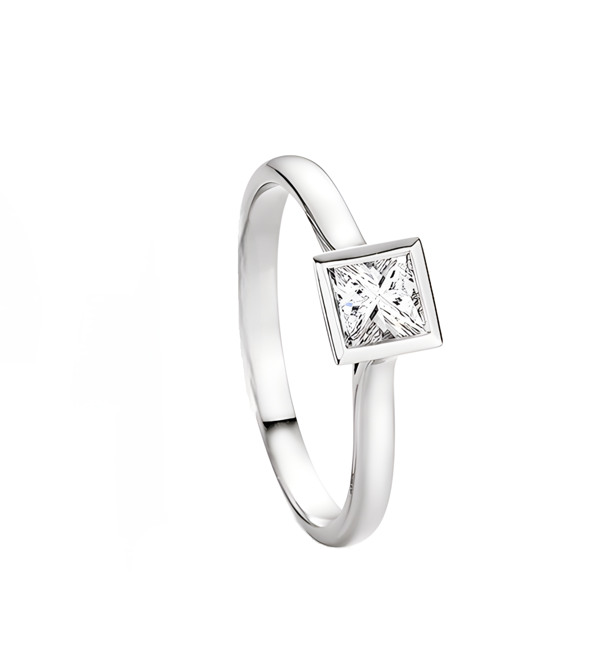 Verlobungsringe - Solitaire Princess Cut (0,50 ct.)